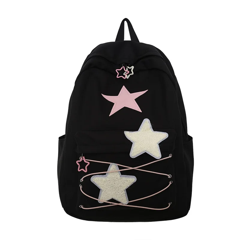 

Рюкзаки черного цвета для девочек, милый рюкзак для книг для девочек, школьный дорожный рюкзак