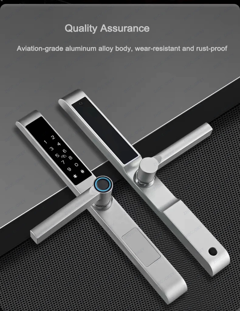 Waterproof TTLock Smart Lock APP Control Fingerprint Password RFID Card Keypad W