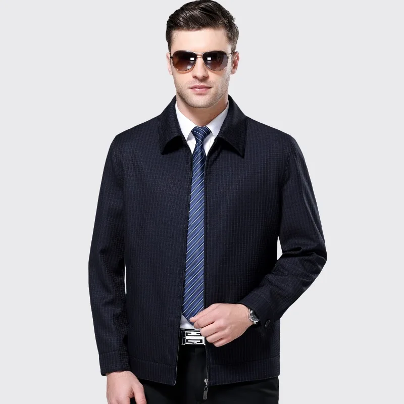 

Men's Jacket Spring and Autumn New In Outwears Business Casual Jackets for Men Lapel Coat Male Clothing Jaqueta Feminina FCY4711