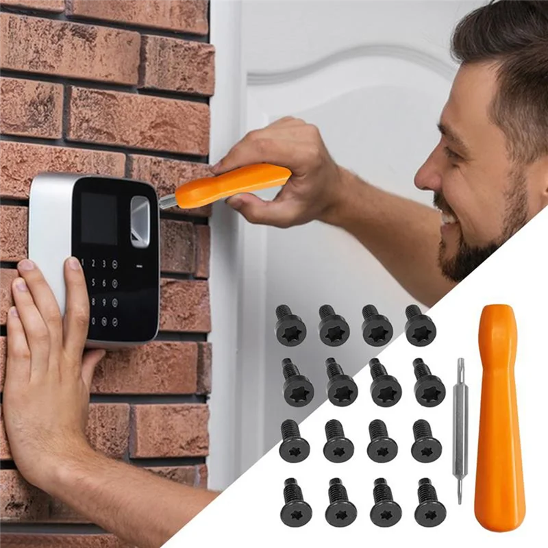 A82X-Doorbell Screws Disassembly Screwdriver Ring Replacement Security Screws Compatible With Video Anti-Theft Doorbell