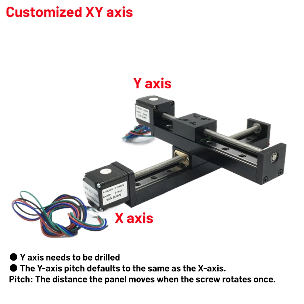 優介 YunDuan XY/XYZ Axis Sliding Table T06 Mini Trapezoidal Lead Screw