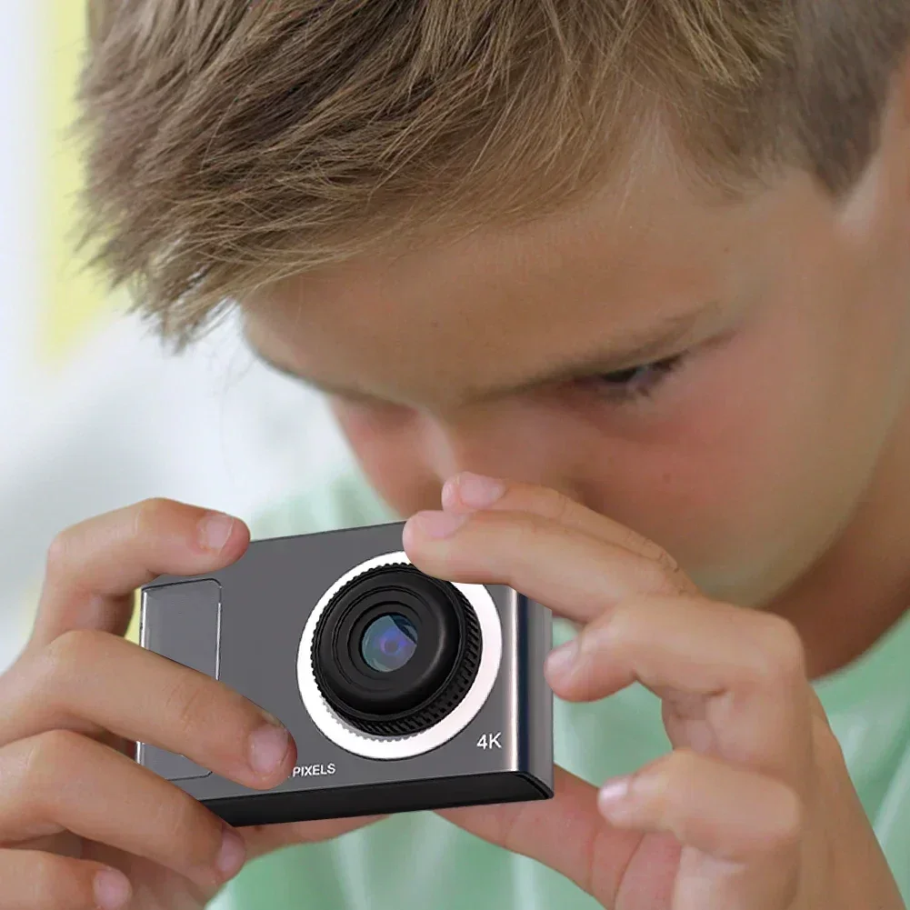 Description Picture 3 of itemPoint and Shoot Camera Anti Card for Boys Girls Children Compact Small Camera HD 1080P 48MP Dual Lens Digital Shake Support 32GB
