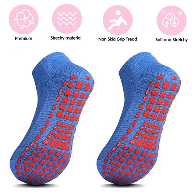 Yoga Socks Women Kid Children Non-Slip Pilates Socks Grippers Trampoline  Socks - AliExpress