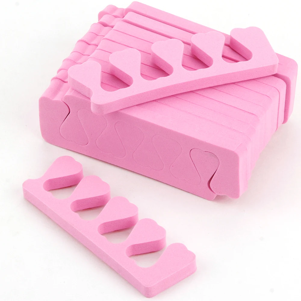 Toe separators toe spreader finger toe separator 50/100Pcs Finger Separator Feet Toes Spreaders Spacer Toe Divider Manicure Paint Nails Soft Sponge Gel Polish Pedicure Supplies