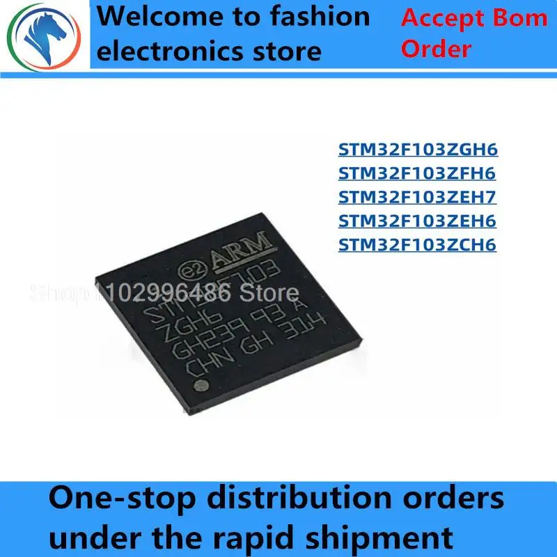 

100% New STM32F103ZGH6 STM32F103ZFH6 STM32F103ZEH7 STM32F103ZEH6 STM32F103ZCH6 LFBGA144 Brand new original chips ic
