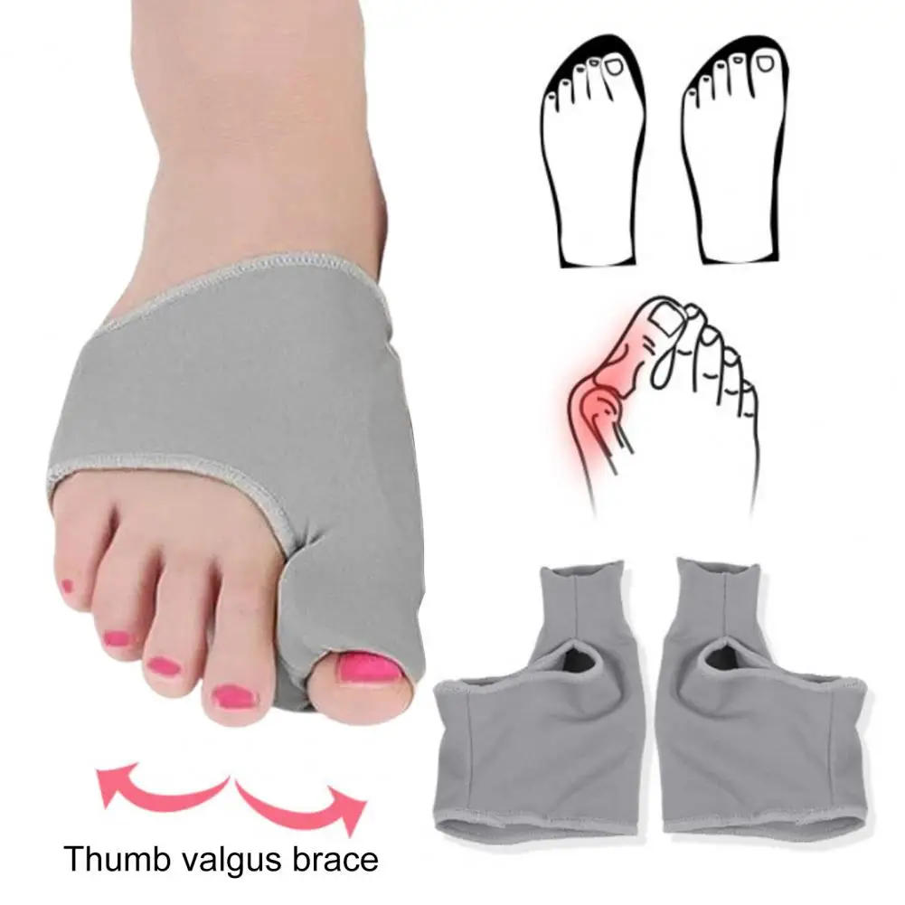 Toe Separators Toe Corrector Toe Spreader Finger Toe Separator 1 Pair Toe Corrector Abrasion Resistant Breathable Elastic Toe Separator Hallux Valgus Bunion Corrector Sock for Men Women