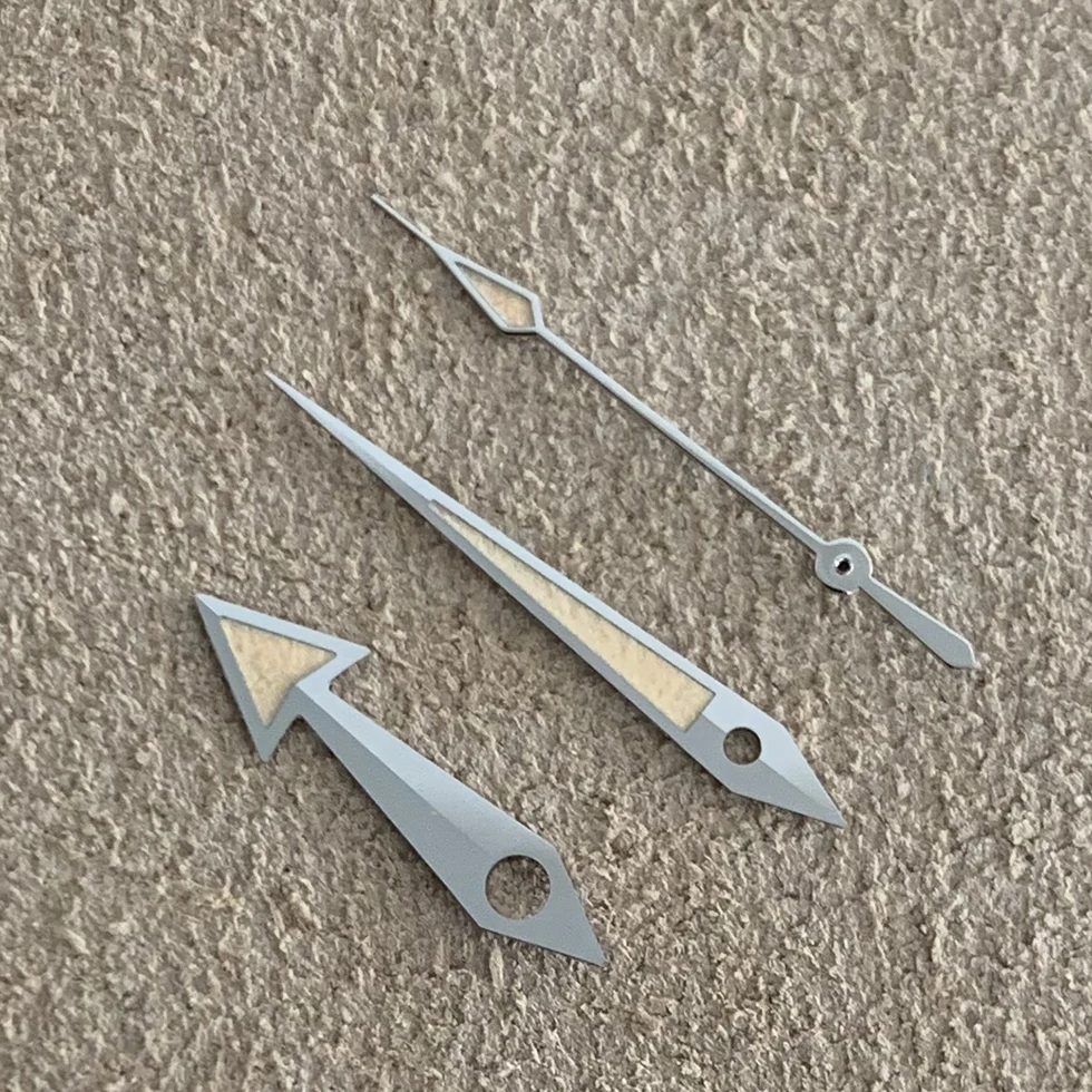 

Аксессуары для часов «сделай сам», модифицированные желто-зеленые светящиеся стрелки для японских движений NH35/ NH36/ 4R/ 7S