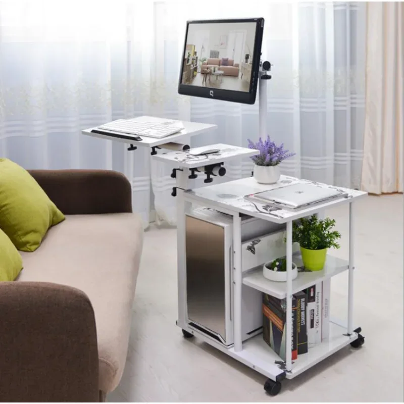 Simple bed side laptop desk with stand lazy computer desk bed PC desktop table home rotating moveable laptop table