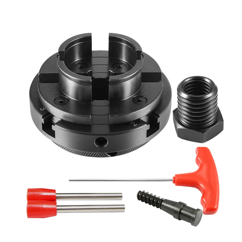 4" Wood Lathe Chuck 100mm 4 Jaw Self Centering With Thread 1 Inch M33