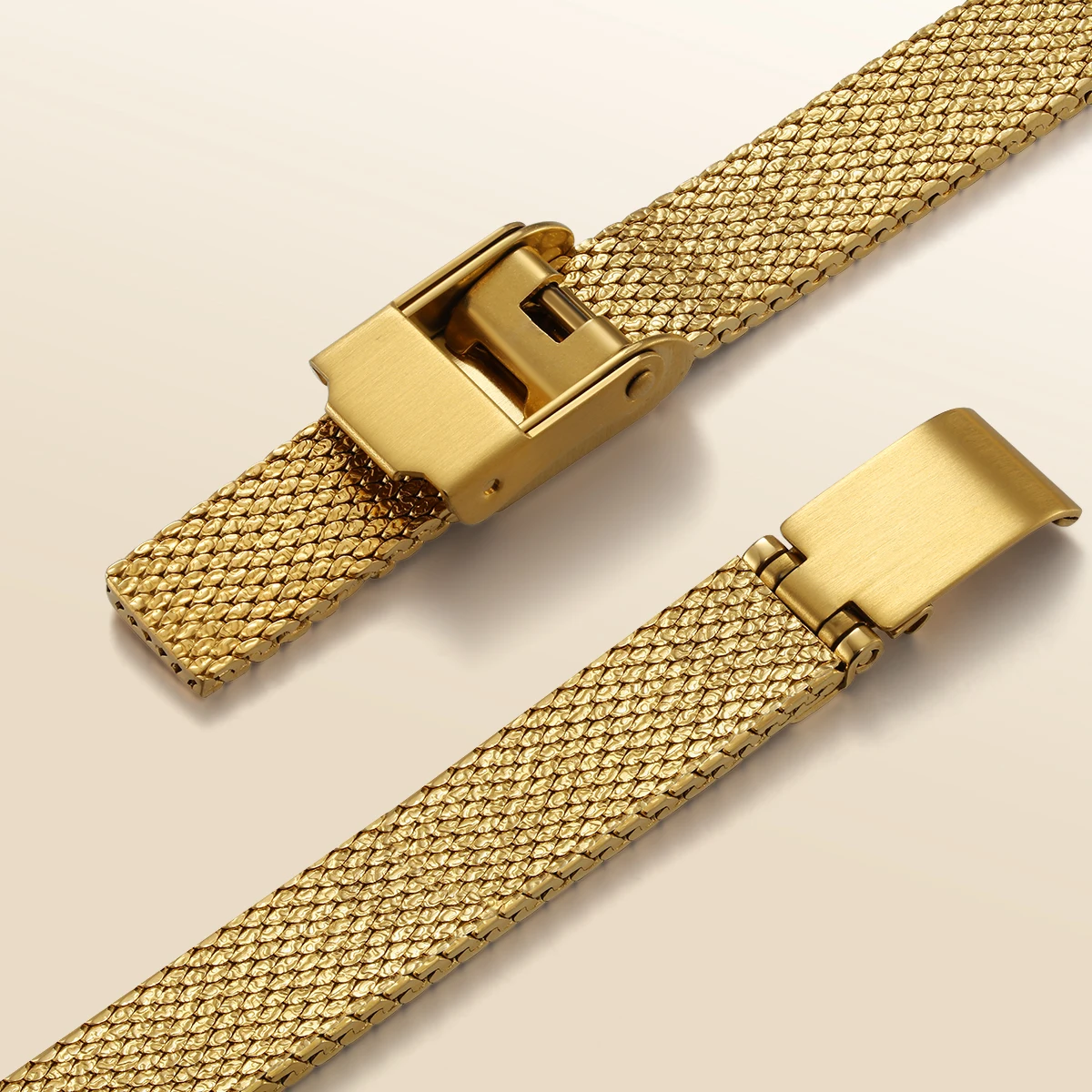 BERNY Damenuhren, modisch, luxuriös, goldene Quarz-Armbanduhr für Damen, komplett aus Edelstahl, ovales Gehäuse, lässige Kleid-Armbanduhr – Detail 5
