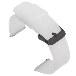 Universal Waterproof Silicone Sport Strap - Quick Release Soft Watch Band - 22mm (Half transparent B)
