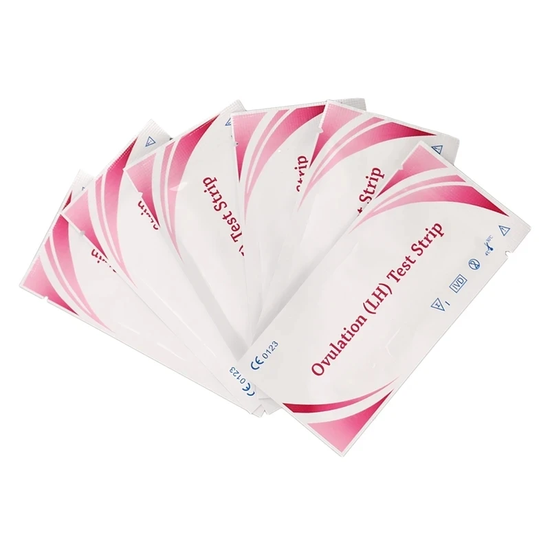 10Pcs Ovulation Test Strips LH Urine Testing Kit Pregnancies preparation Fertility Tests For Women Over 99% Accuracy ovulation test strips