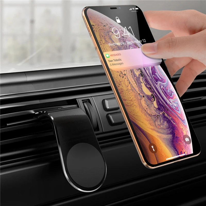 Magnetic Car Phone Holder Stand Air Vent Magnet Car Mount GPS Smartphone Mobile Support In Car Bracket for iPhone Samsung Xiaomi