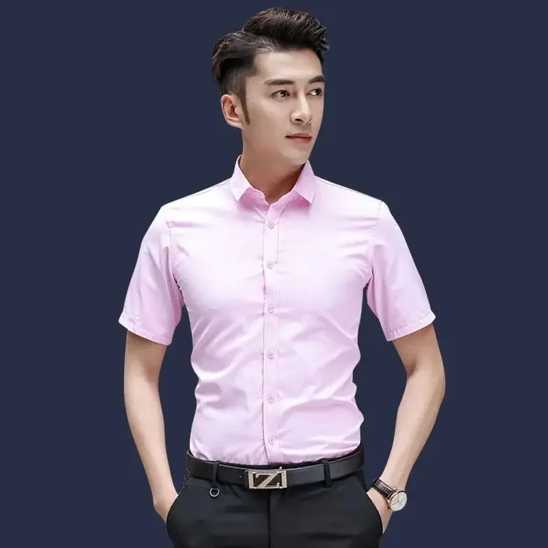 thumbnail image 1 of Camisas Masculinas Con Estampado Camisas De Hombre Negras Estampadas De Negocios Ropa Verano Normal Novedades Baratas Vintage Elegante Xxl I, 1 of 5