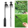 Garden Weeding Tool Weed Extractor Removal Agricultural Bonsai Tool Supplies Horticulture 4 Teeth Manual Weeder Garden Shovel 4