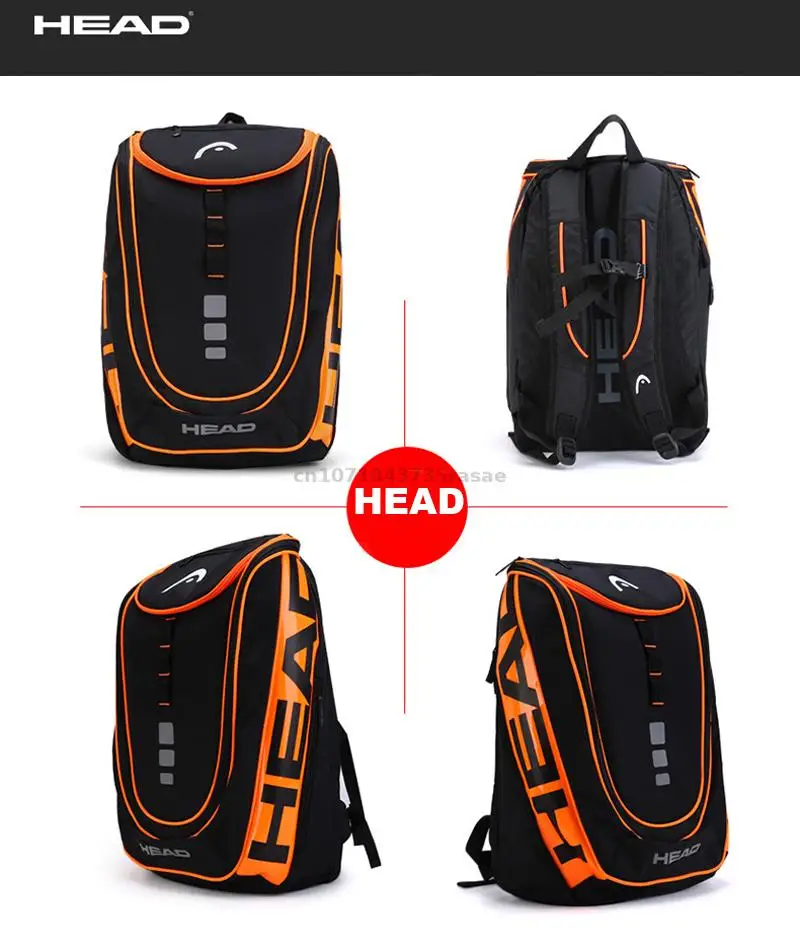 

Head Tennis Bag Backpack Outdoor Sport Bag Tennis Racket Bag Raqueta Tenis Head Backpack Original Tennis Backpack With Shoe TT