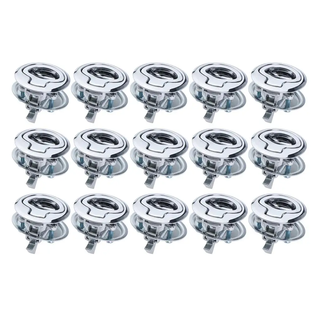 

15 Pieces Flush Deck Pull Locker Boat Yacht Turning Lift Handle