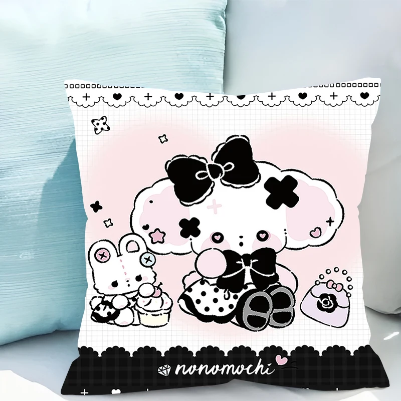 

Kawaii Anime Dog 45x45cm Pillows Cushion Cover Cartoon Print Sofa Pillowcase Decoration Living Room Custom Cute Pillow Case Gift