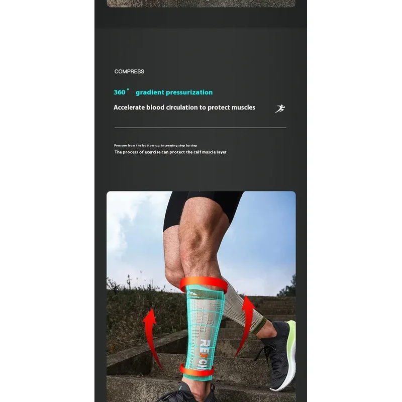 High-Performance Compression Calf Sleeves - Ultimate Leg Support for Sports & Fitness Activities