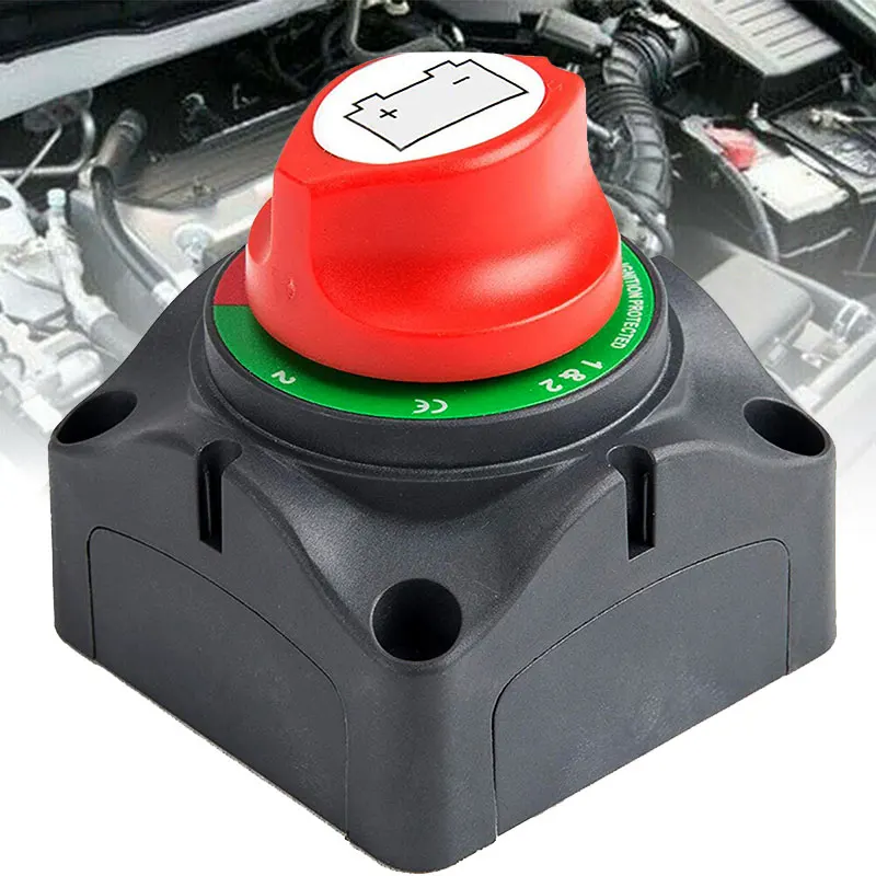 1pc High Quality Dual Battery Selector Switch Disconnect Cut Off Power