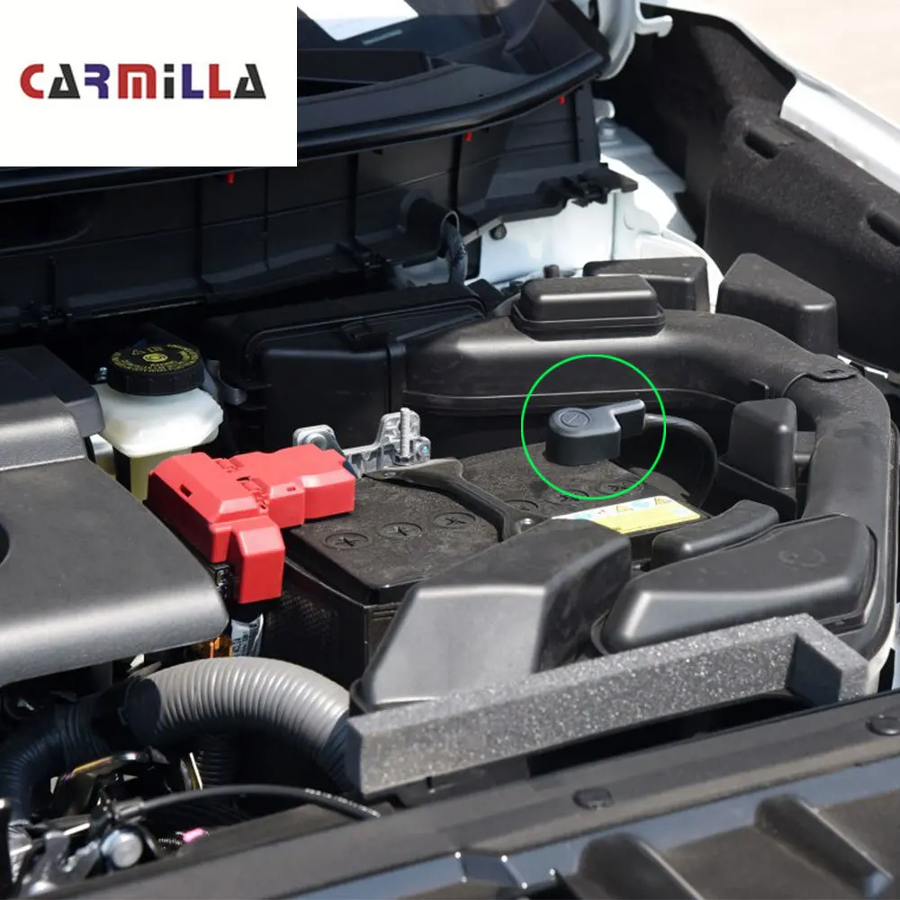 Couvercle de protection de Terminal de batterie de voiture, Anode de  protection d'électrode négative pour Volkswagen VW Polo Jetta Skoda Fabia  Rapid - AliExpress