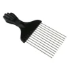 Black Fist Afro Pick Metal Wide Teeth Hair Comb For Volumizing Hair Styling Anti-static Comb Brush Detangling Comb 5
