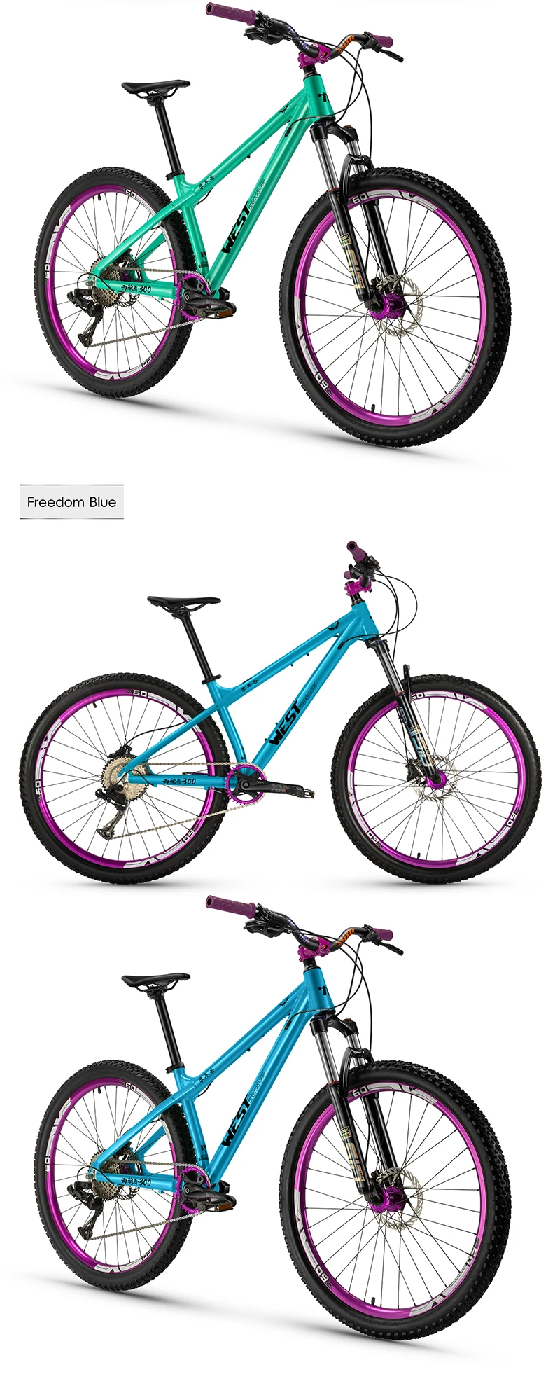 WEST BIKING Neues Mountainbike 27,5 Zoll 1x10-Gang 40T Aluminiumlegierung Rahmen MTB Dirt Jump Fahrräder Leichtgewicht Erwachsenen-Fahrräder – Detail 14