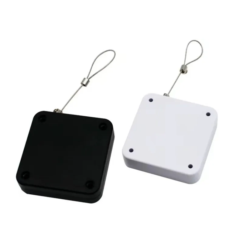 Anti theft pull box Steel Wire Rope Anti Loss Winding Box Supermarket Display Retractable Automatic Winding Rope anti theft winding box