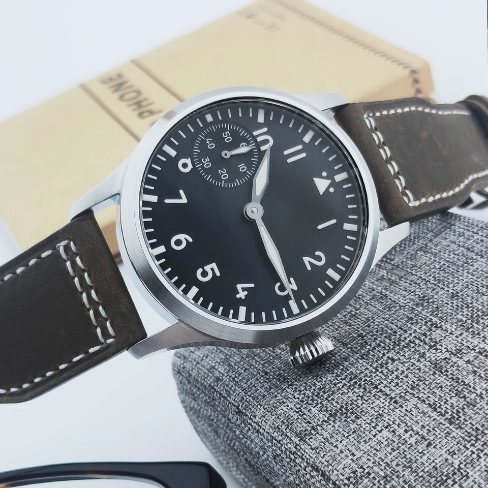 GREnTiNS Cassa Di Orologio Zaffiro Spazzolato Da 43 Mm +Calcio Di - Foto 2