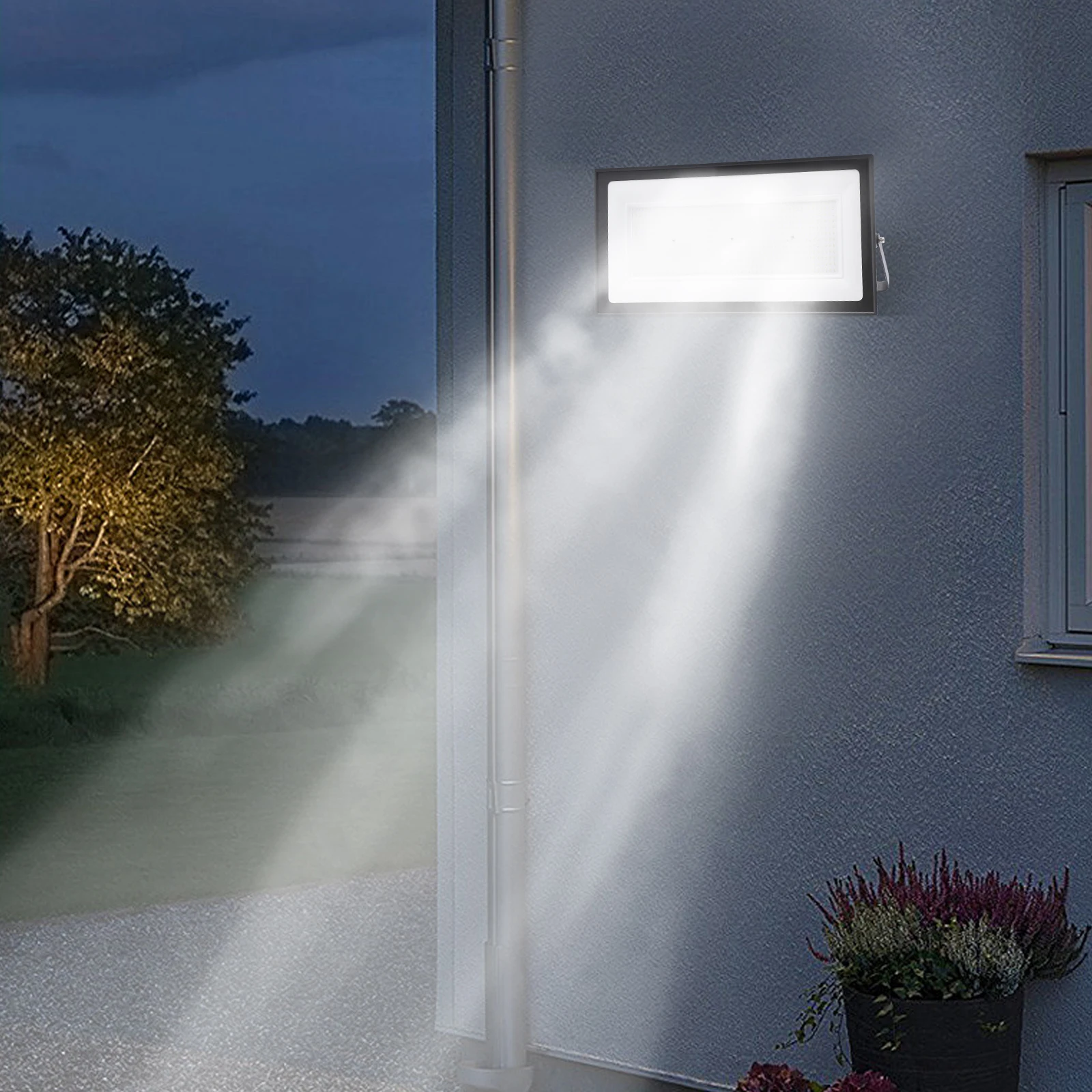 500W LED Flood Light Outdoor Security Garden Yard Spotlight Lamp 864 LED Lamp 4