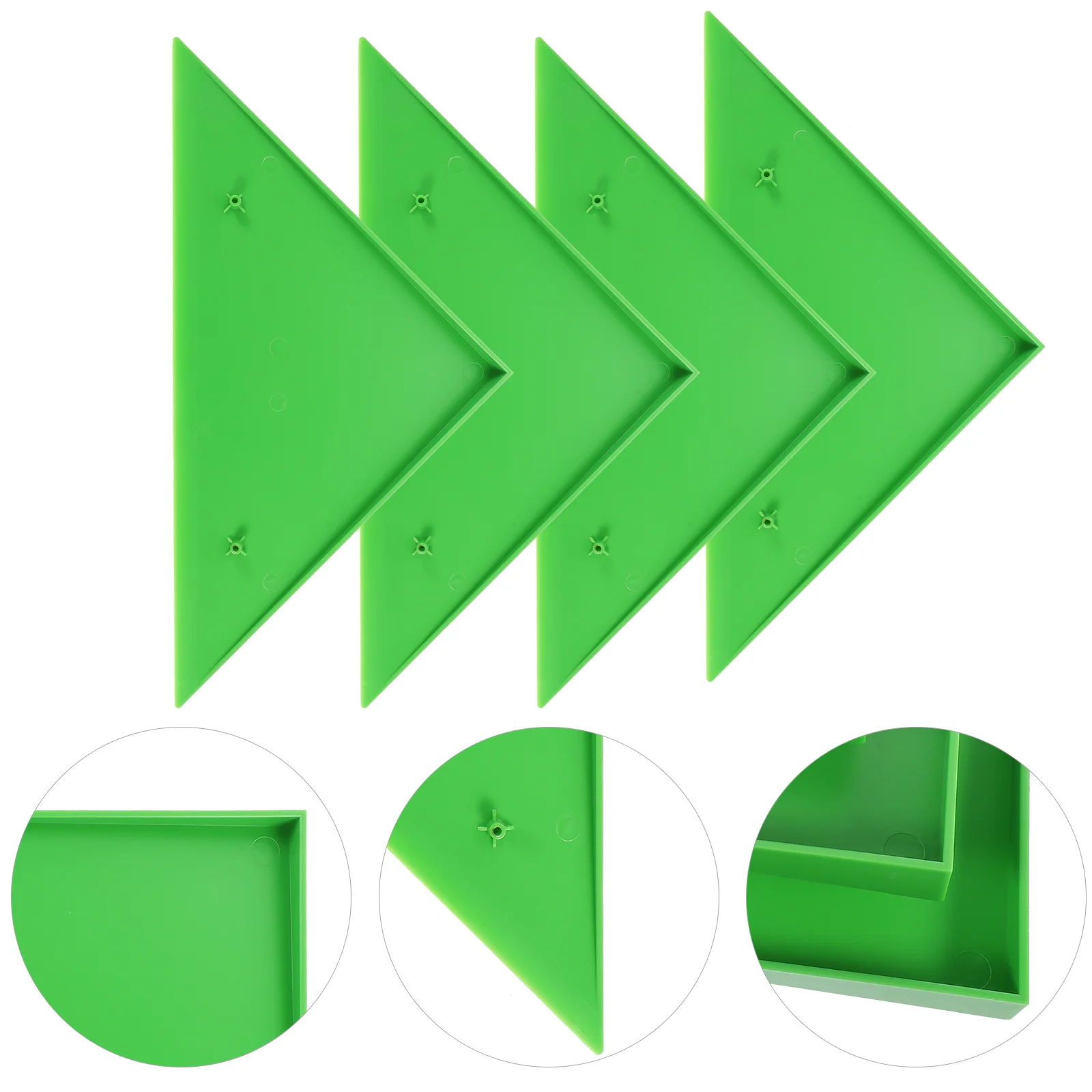 

Durable Triangle Foosball Table Football Table Corner Protector Fit for Most Foosball Table Green Soccer Supplies Accessory