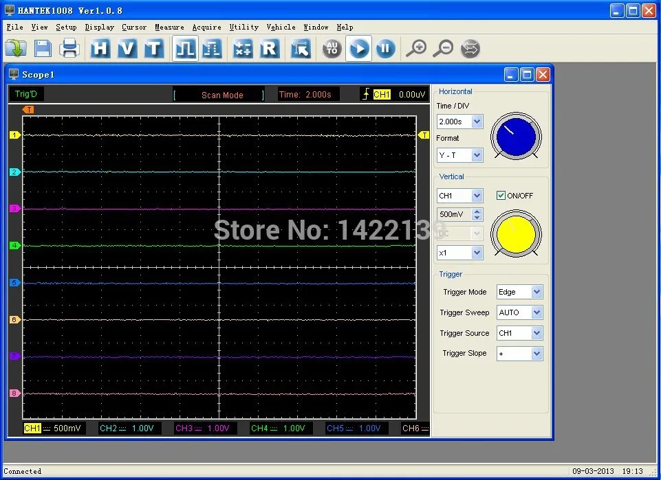 Hantek 1008B Automotive Oscilloscope | 8-Channel Diagnostic DAQ Card & Programmable Signal Generator detail image 23
