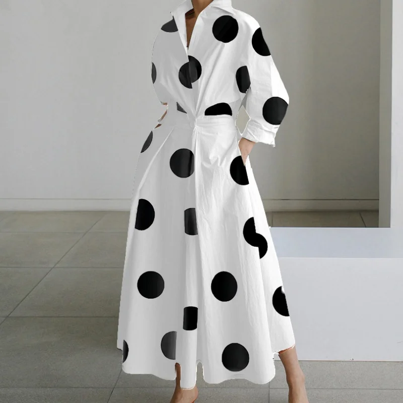 Autumn Office Lady Long Sleeve Dress