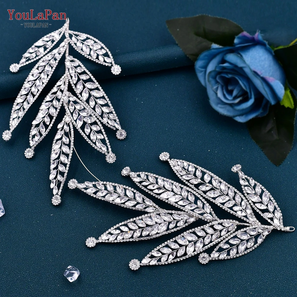 YouLaPan HP501 Bridal Hair Accessories Rhinestone Headband for Wedding Head Jewelry Bride Headwear Pageant Diadem Headpiece