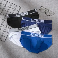 New briefs pure cotton low waist comfortable breathable youth trendy briefs 1