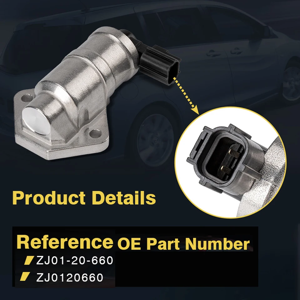 OEM # ZJ01-20-660 ZJ0120660 フォード マツダ 3/5 エンジン IACV Zj01-20-660 Idle Air ZJ01-20-660 アイドルエアコントロールバルブ、マツダ3用、マツダ5用、ZJ0120660 エンジン用アイドルバルブ