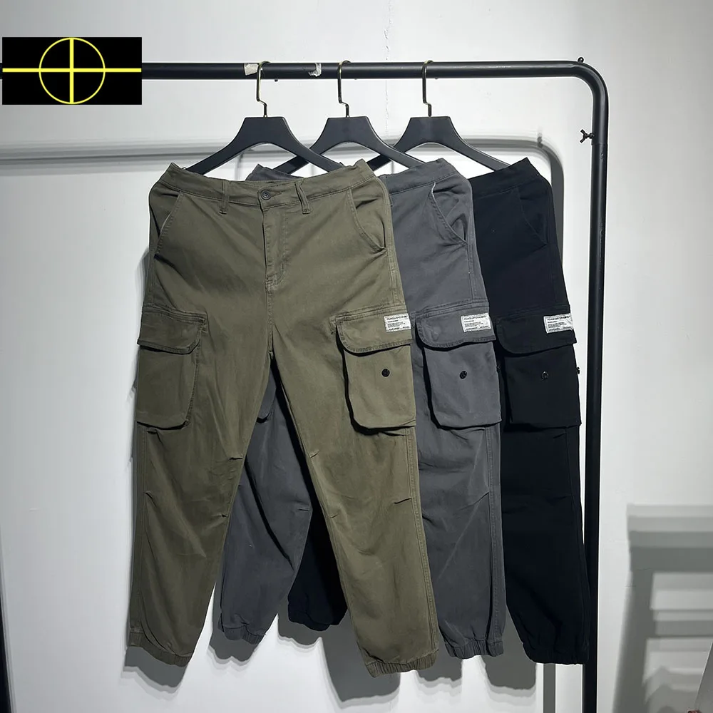 

2023 Spring Summer New Loose Fit Cargo Pants Men Women Tacticalpants Multi-Pocket Casual Pants Men