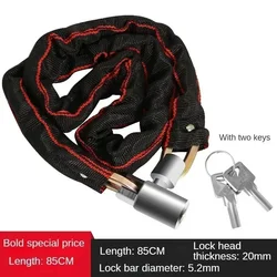 Extra Long Thickened Anti-Theft Chain Lock with Password Protection (Length 85cm)