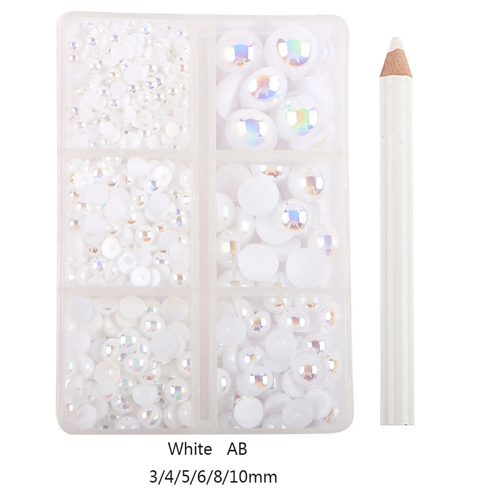 Elegant Half Round Pearl Beads for DIY Crafts and Decorations