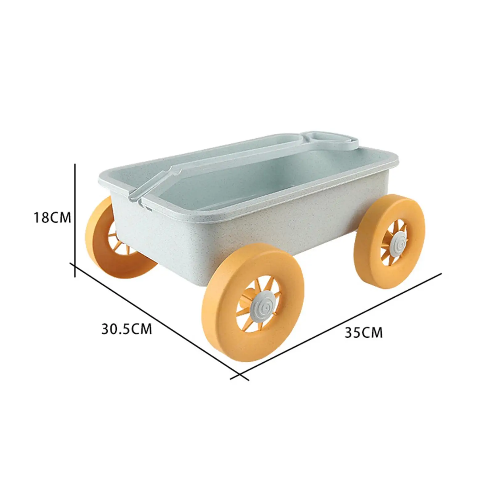 Wheelbarrow Vehicle Beach Toys,Outdoor Kid Pull Toy Garden Wagon Tools Toy for Kids Outdoor Toy Vehicle 6