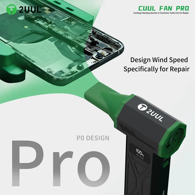 2UUL DA97 DA970 130000rpm 쿨 팬 프로 전기 에어 더스터 (휴대폰 유지보수, 빠른 냉각, 속건, 청소 도구)