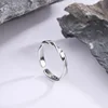 Sterling Silver Twisted Wire Rings For Women