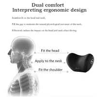 Waist Cushion Seat Covers Car Interior Accessories Headrest Driver Pillow Vehicle Backrest Back Support Neck Memory Foam Seat 6