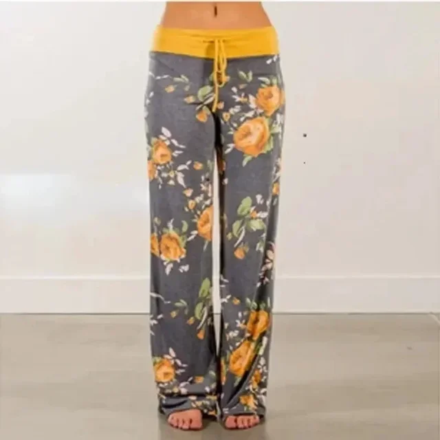 Plus Taille L-8XL Mode Femmes Casual adt commandé Impression Longue Jambe Large Yoga Pantalon proximité wstring Lounge Pantalon Pyjama Pantalon 6