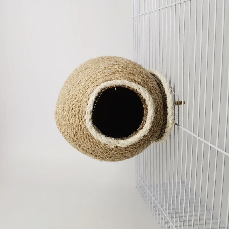 Coconut Shell Bird Nest Pet Supplies Parrot Nest Tiger Skin Peony Parrot Nest Bird Cage Accessories All Natural For 