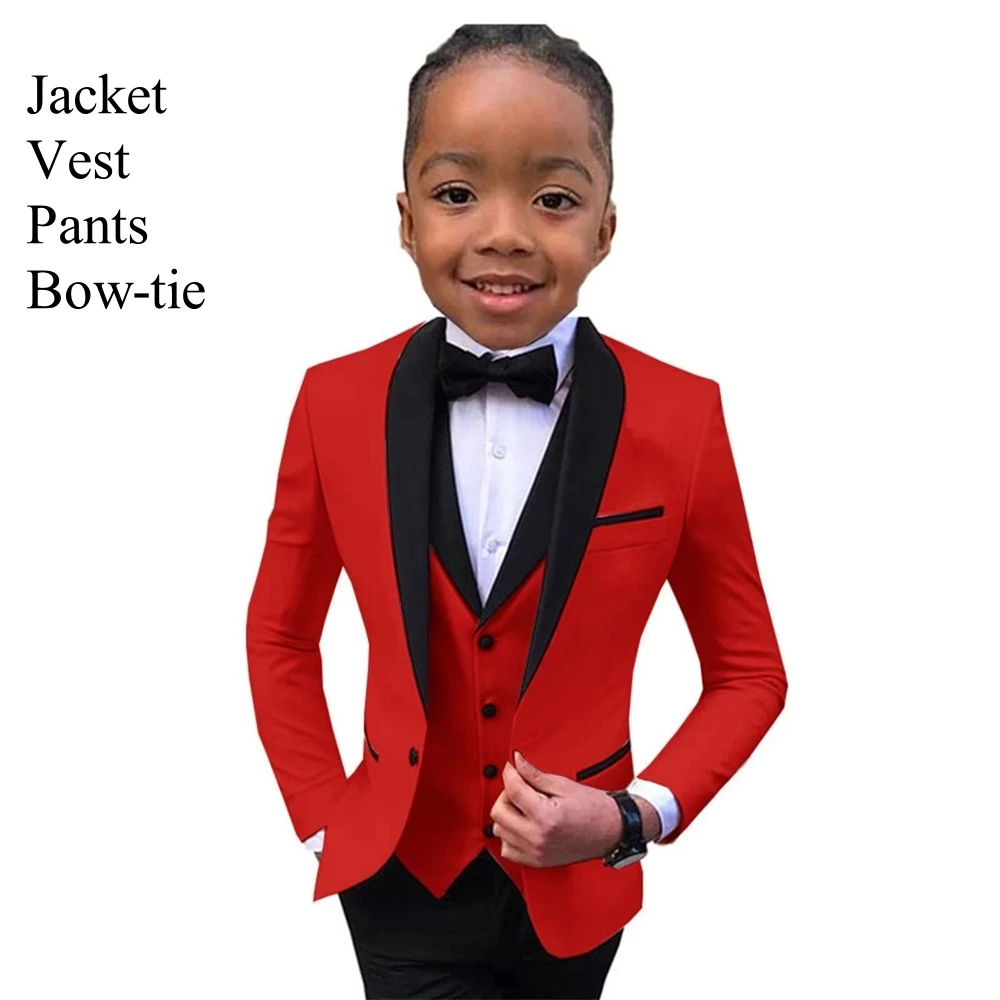 Dressy Daisy Boys' 5-Piece Tuxedo Set - Classic Black/White... Dressy Daisy Boys' 5-Piece Tuxedo Set - Classic Black/White...