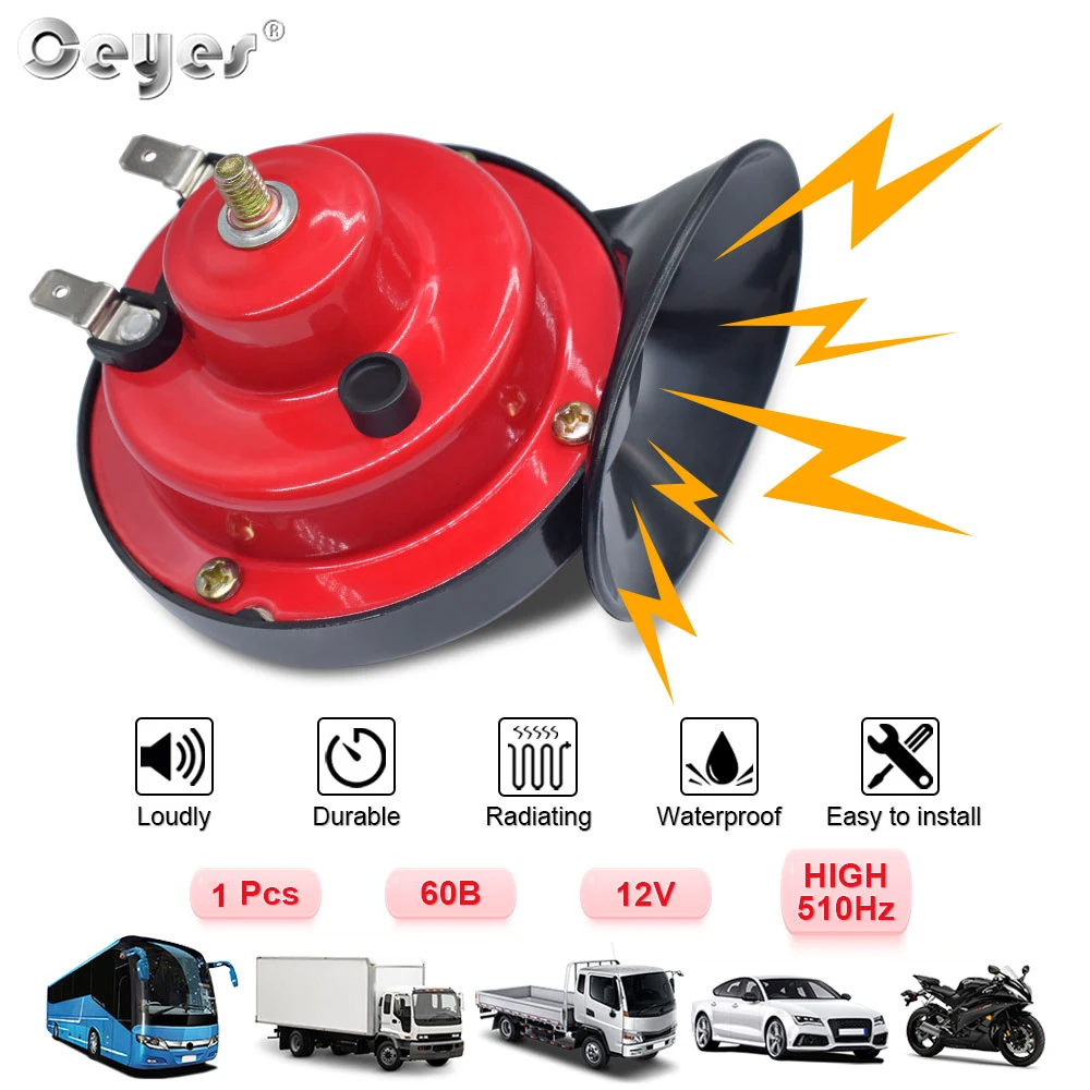 Car siren horn waterproof horn motorcycle horn car air horn Universal Loud Car Air Horn 1pcs