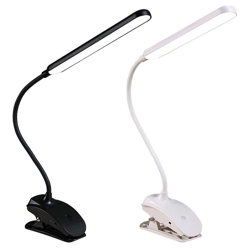 USB charging clip lamp led eye protection small desk lamp students desk reading charging clip lamp dormitory bedside lamp