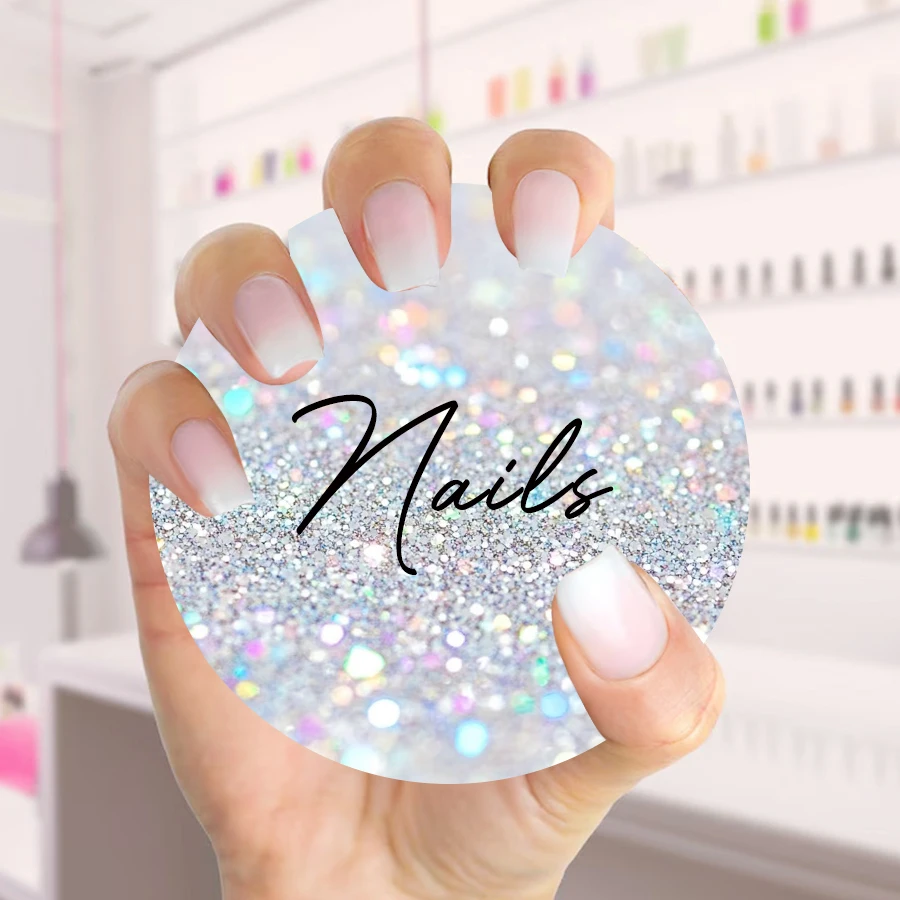 10Pcs 네일 아트 디스플레이 카드 수제 손톱 사진 Prop Nailfie 디스크 네일 살롱 액세서리 네일 기술 Prop Nail Selfie 디스크