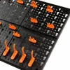 10pc Wall-Mounted Hardware Tool Holder Plastic Storage Hanging Board Hole Hook Parts Garage Organize Attachment for Workshop 6